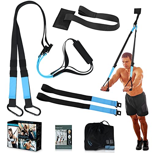 KEAFOLS Schlingentrainer Sling Trainer mit Türanker Einstellbar Schlingentraining Set Zuhause...